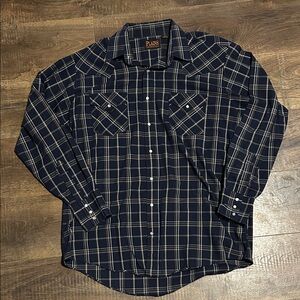 Plains pearl snap Button Down Shirt